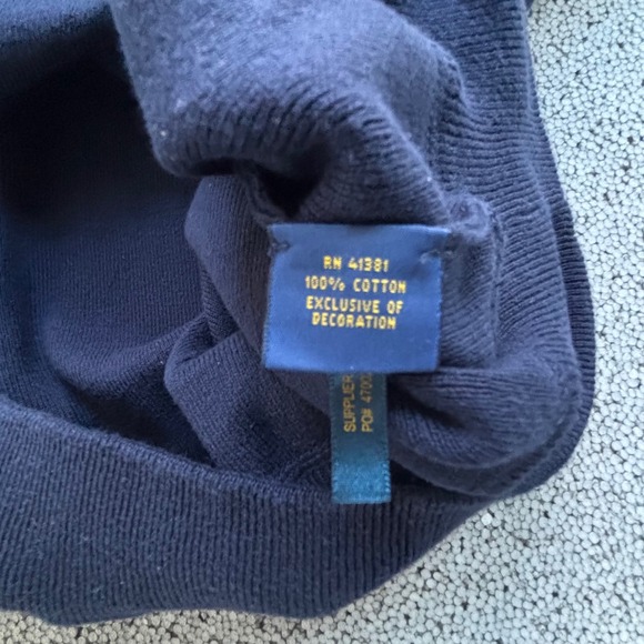 Polo by Ralph Lauren Navy Crewneck Sweater - Picture 8 of 13